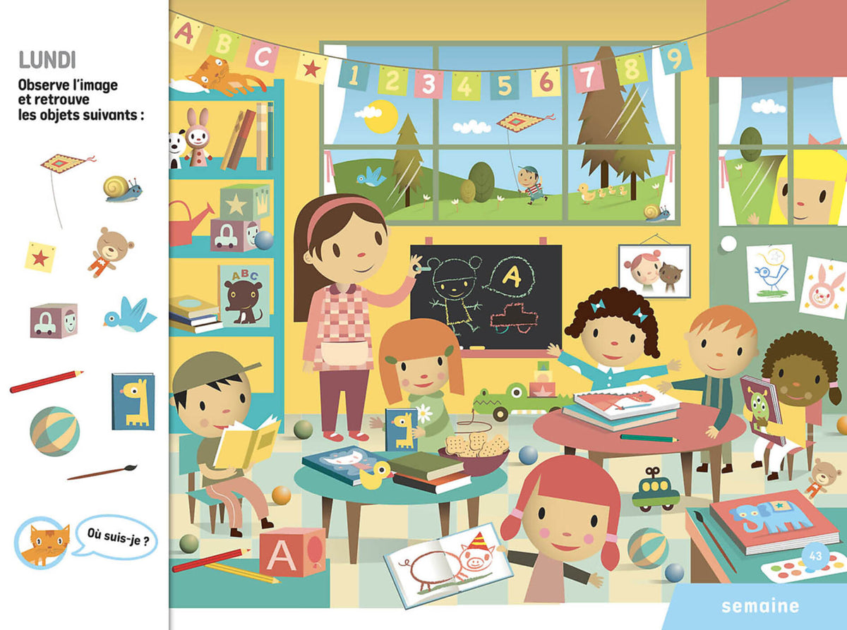 Bloc note Cherche et trouve maternelle