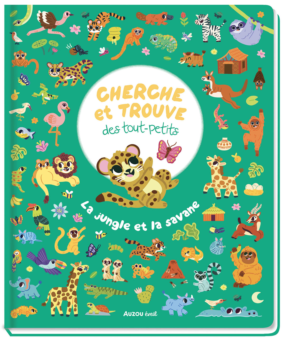 Cherche et trouve des tout-petits - la jungle et la savane