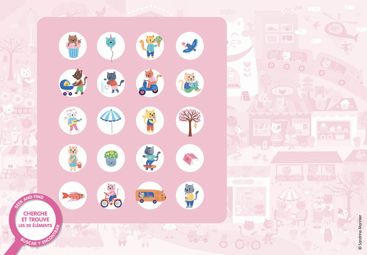 Puzzle Cherche et trouve Kawai