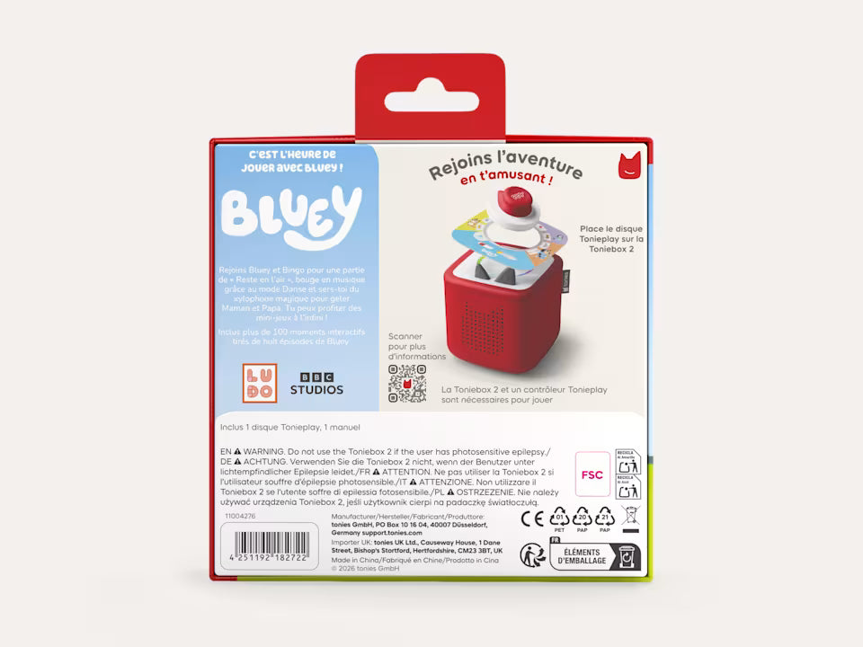 Tonies Play : Bluey : Une Journée De Jeu