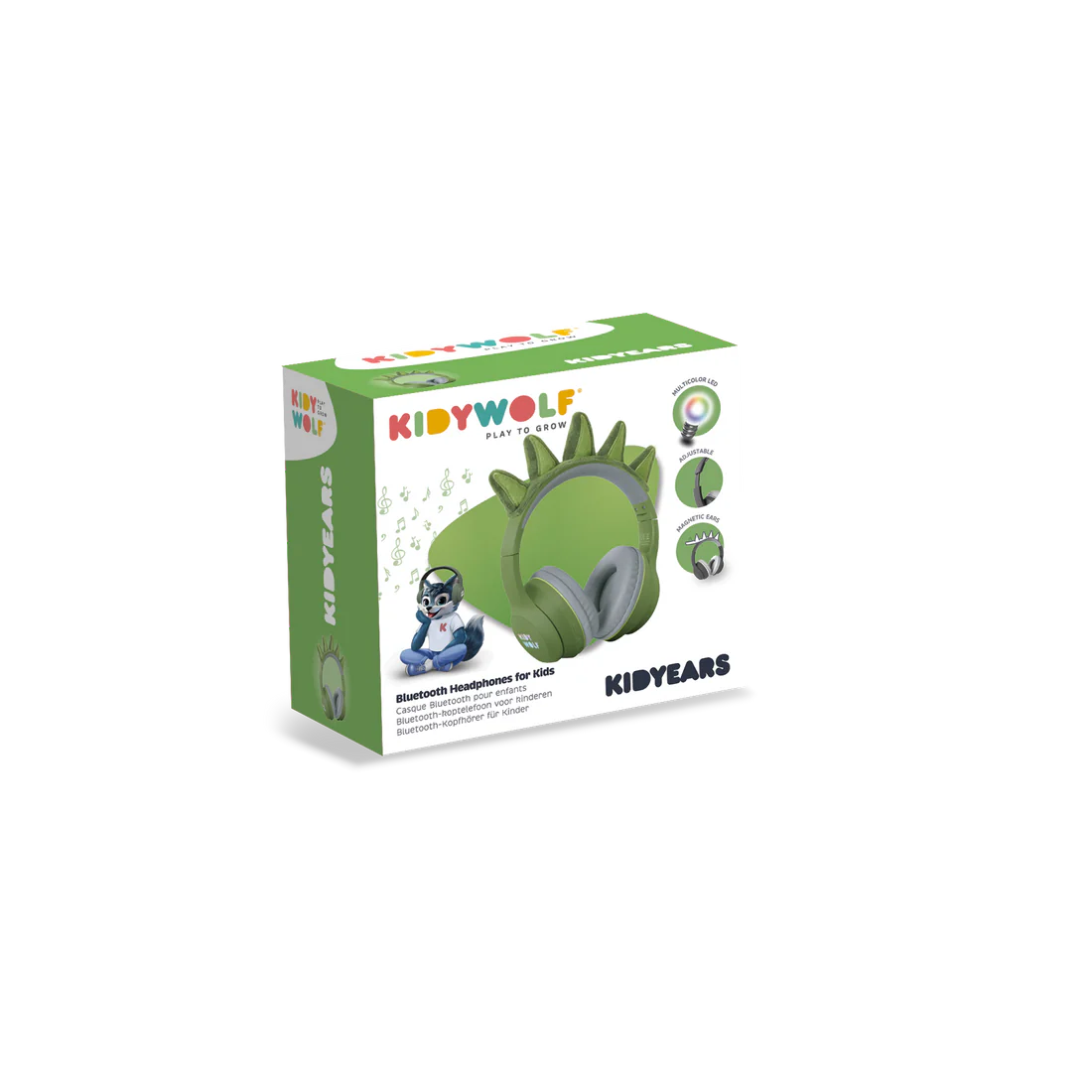 Casque Audio Kidyears animaux - Dinosaure