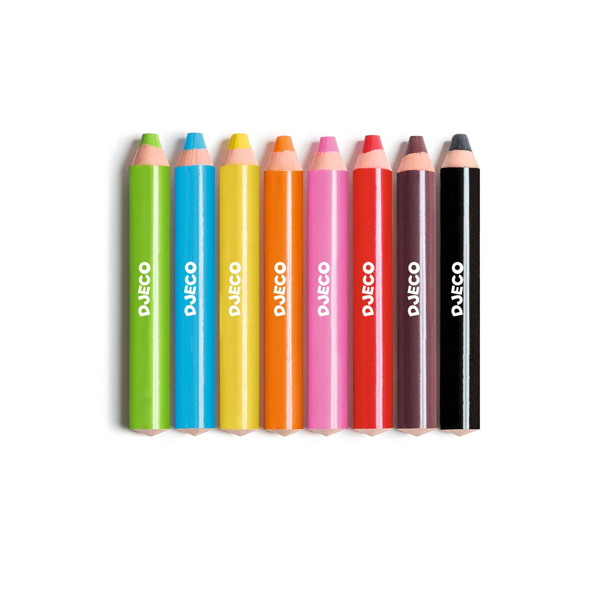 8 gros crayons gras