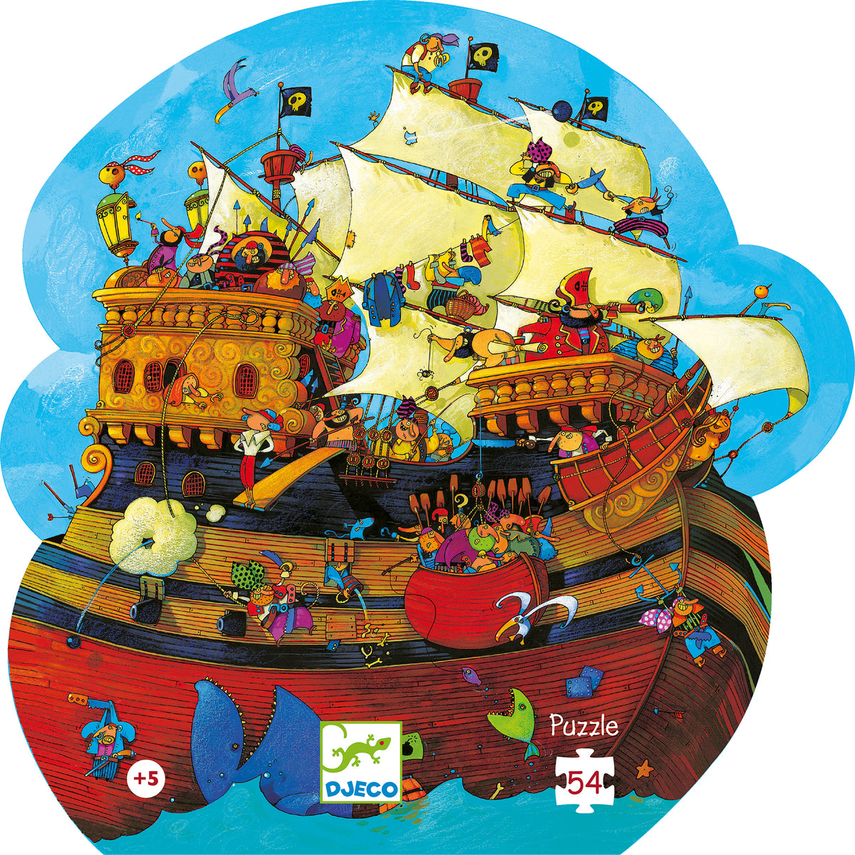 Le bateau de Barberousse - 54pcs