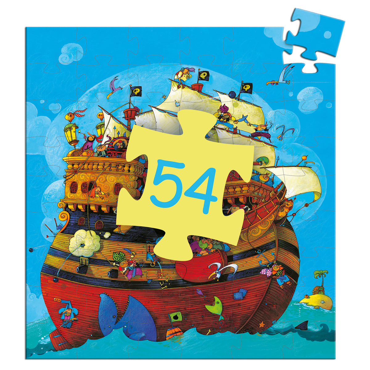 Le bateau de Barberousse - 54pcs