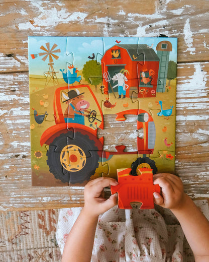 Le tracteur - 16 pièces