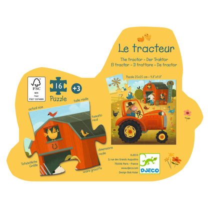 Le tracteur - 16 pièces
