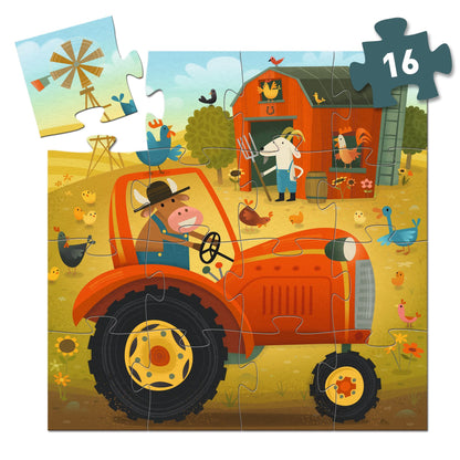 Le tracteur - 16 pièces