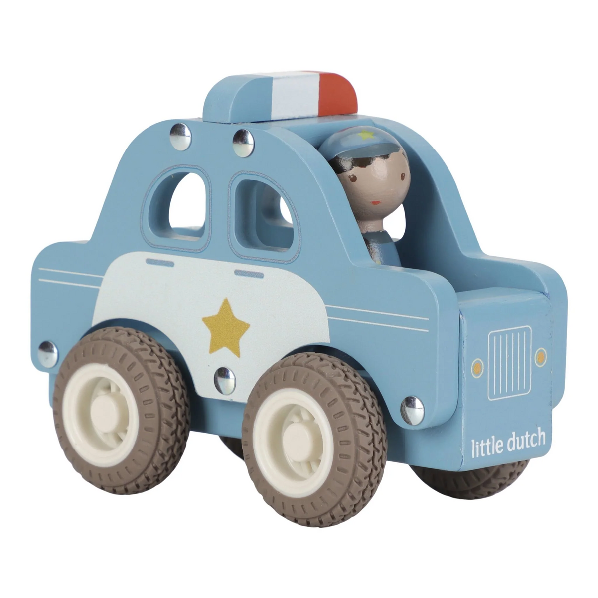 Voiture de police en bois - Little Dutch
