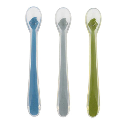 Cuillères d'alimentation pour bébé 3-pack - Mr. Shark