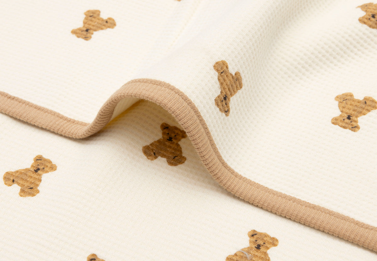 Couverture - Little Waffle - Mini Teddy Bear