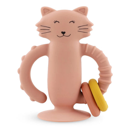 Jouet sensoriel en silicone avec ventouse - Mrs.Cat