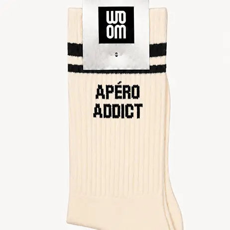 Chaussettes Homme - Apéro addict Noir