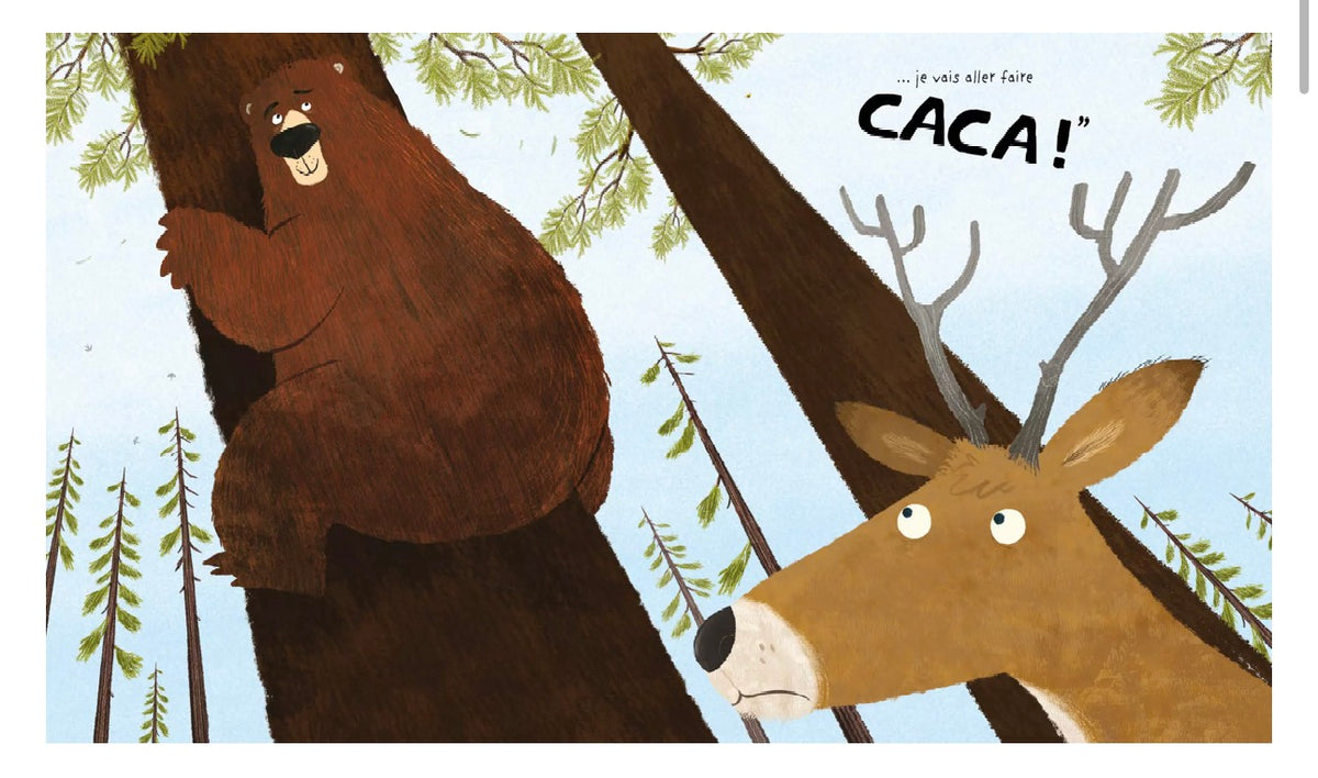 Est-ce qu’un ours fait caca dans les bois ?