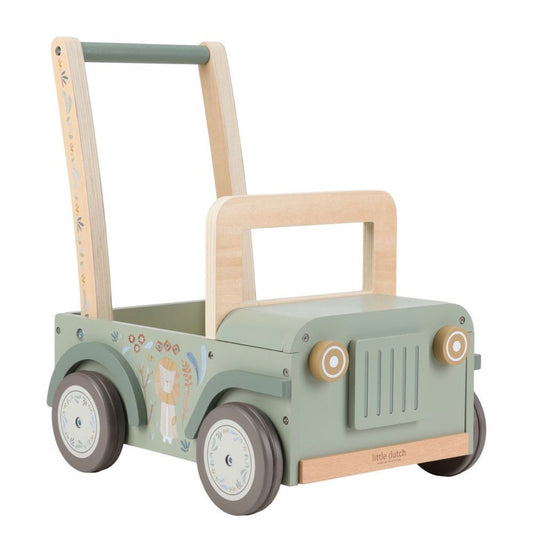 Chariot Voiture de Safari en bois - Vert