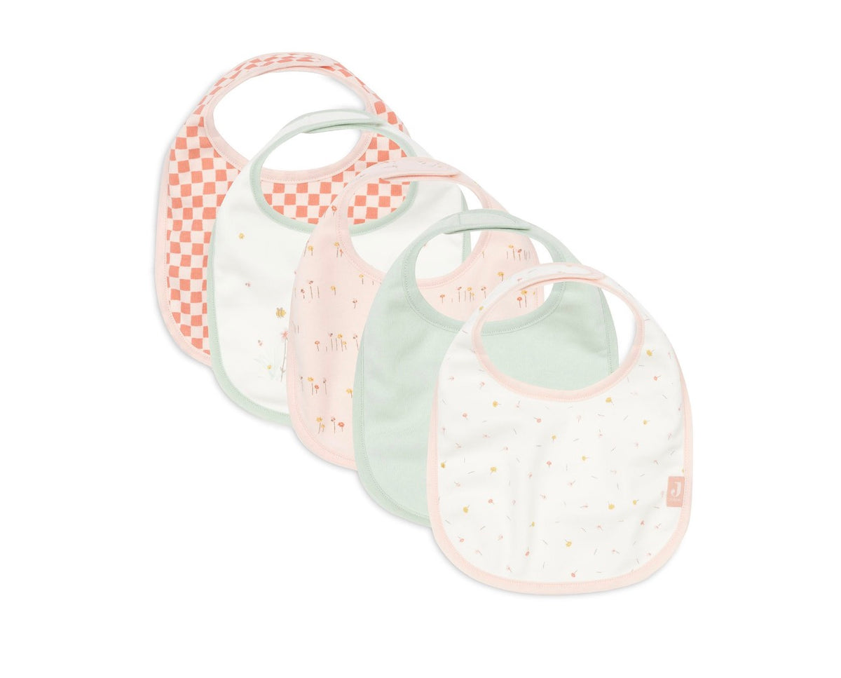 Bavoir Jersey Imperméable - Pretty Picnic - 5 Unités