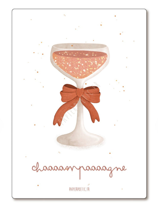 Carte Coupe Paillettes
