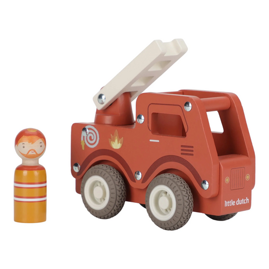Camion de pompier en bois - Little Dutch