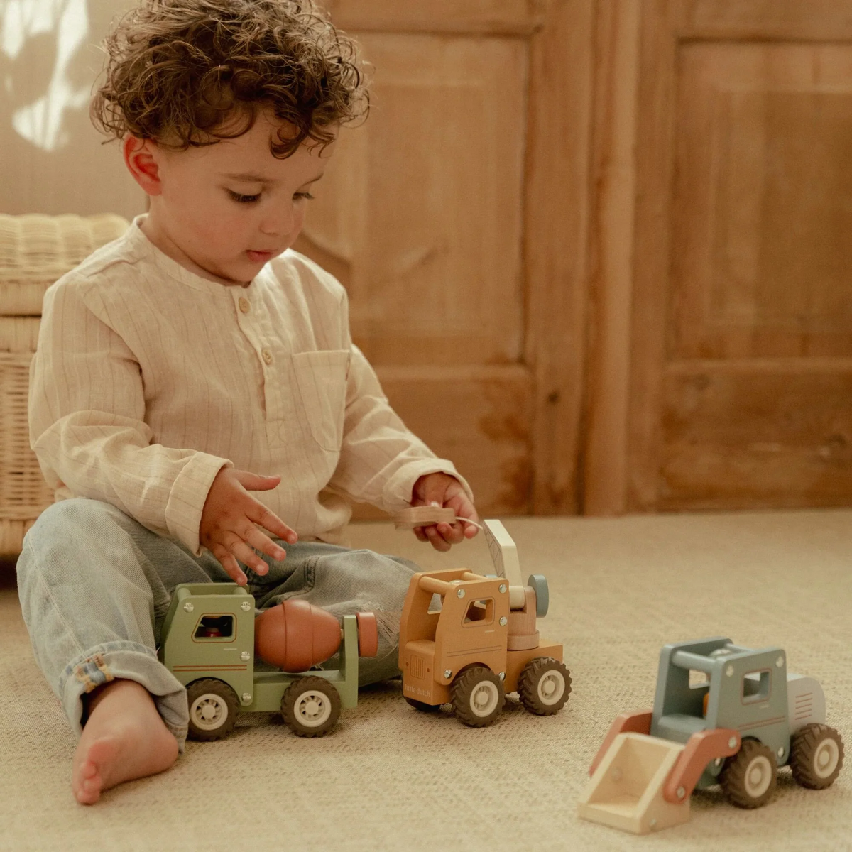 Camion toupie en bois - Little Dutch