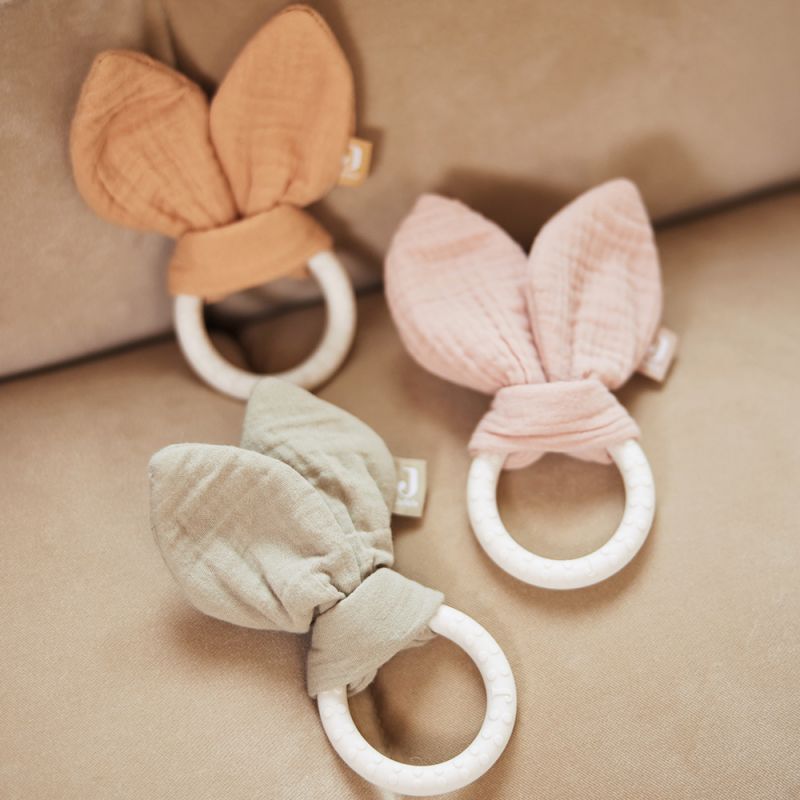Anneau de Dentition - Bunny Ears Rose