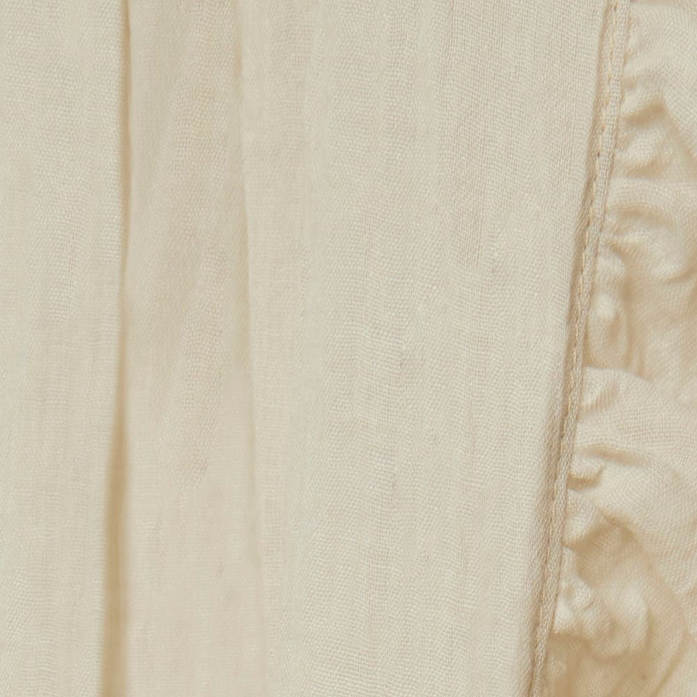 Ciel de lit vintage ruffle Nougat 155 cm