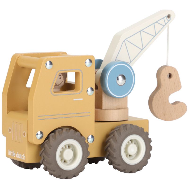 Camion grue en bois - Little Dutch