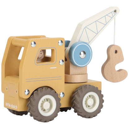 Camion grue en bois - Little Dutch