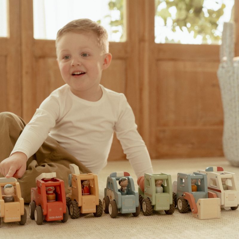 Camion grue en bois - Little Dutch