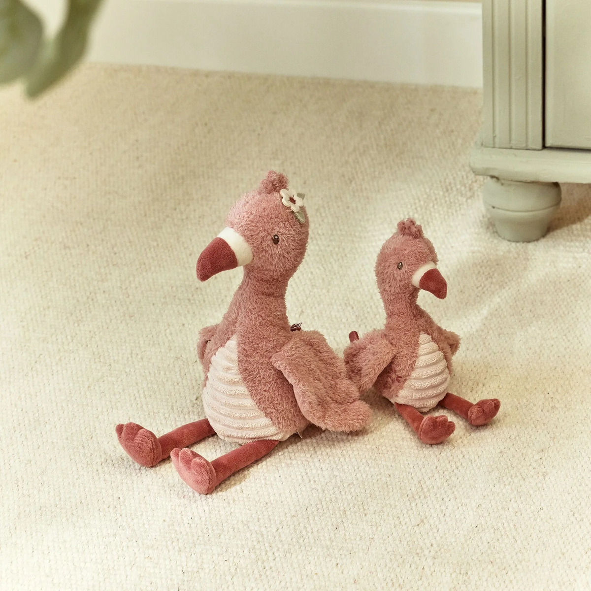 Peluche Flamant rose - Rose - 35 cm