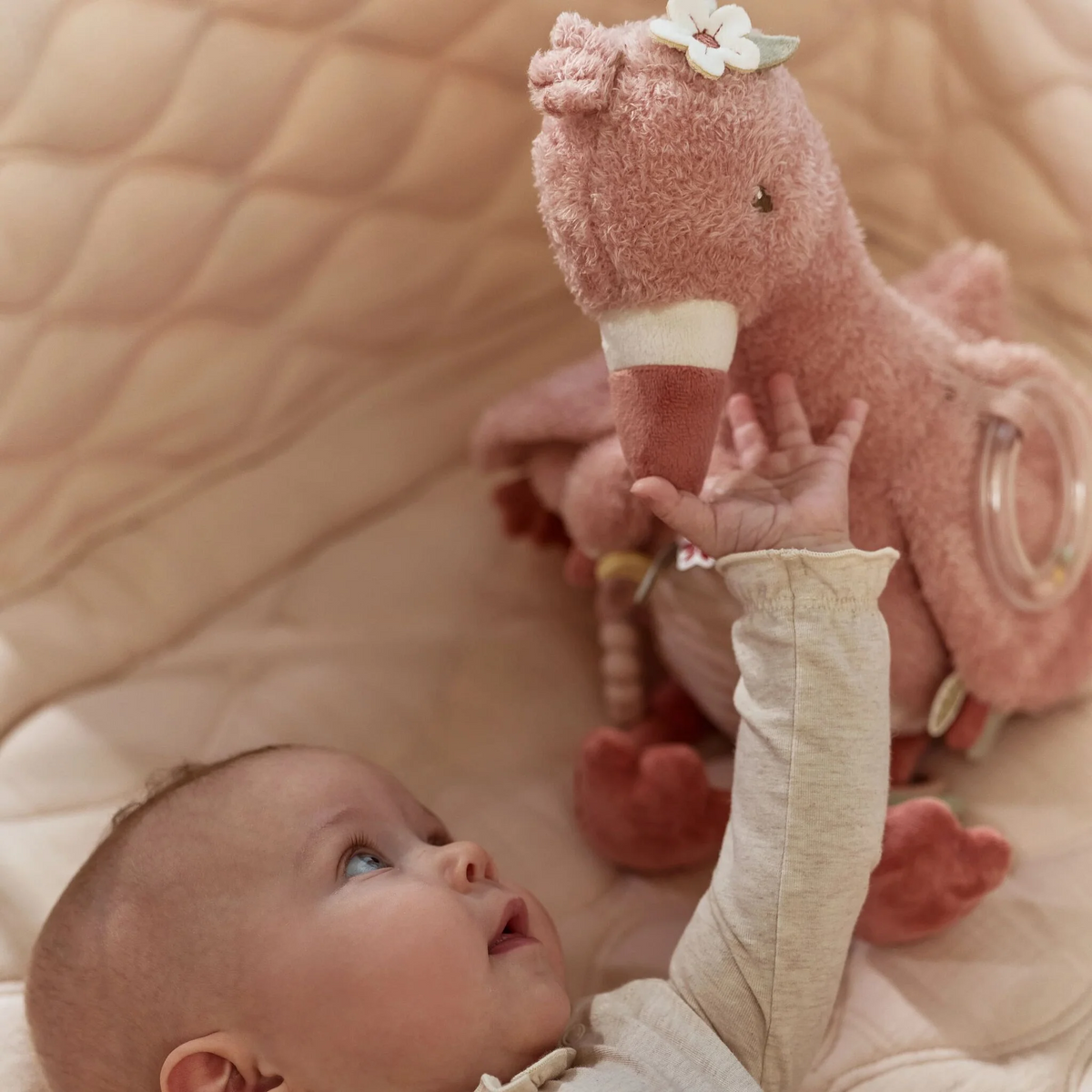 Peluche d'activités Flamant rose - Safari Friends