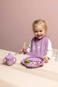 Tasse d'apprentissage en silicone - Mrs. Peacock