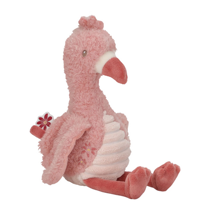 Peluche Flamant rose - Rose - 17 cm