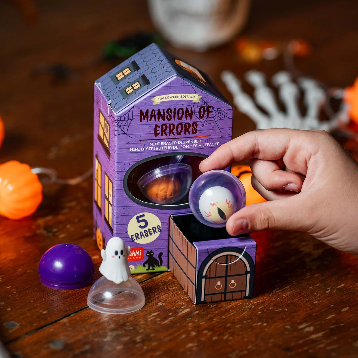 Mini Distributeur de Gommes à Effacer - Mansion of Errors