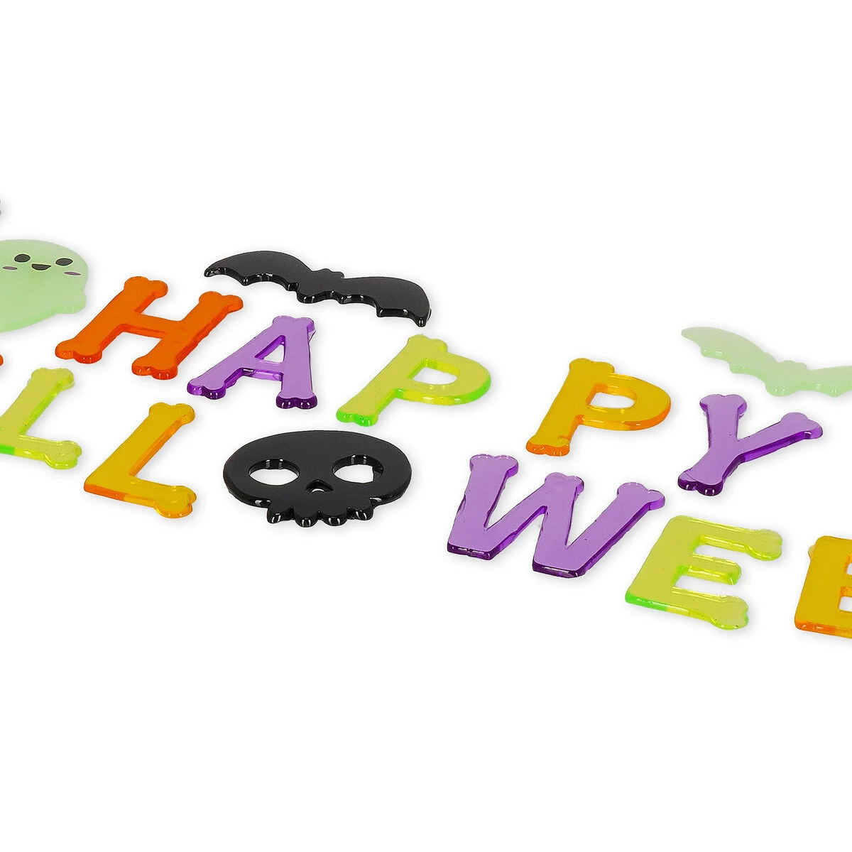 Set d'Autocollants en Gel pour Fenêtre - Happy Halloween