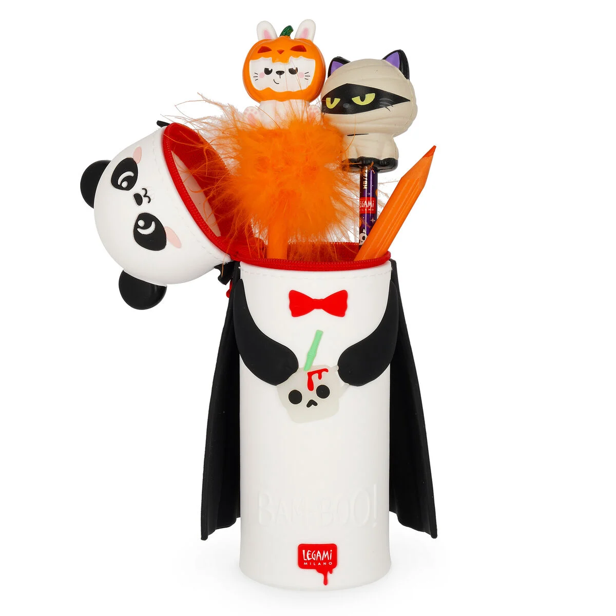 Trousse 2 en 1 en Silicone Panda « Bam-Boo » - Kawaii