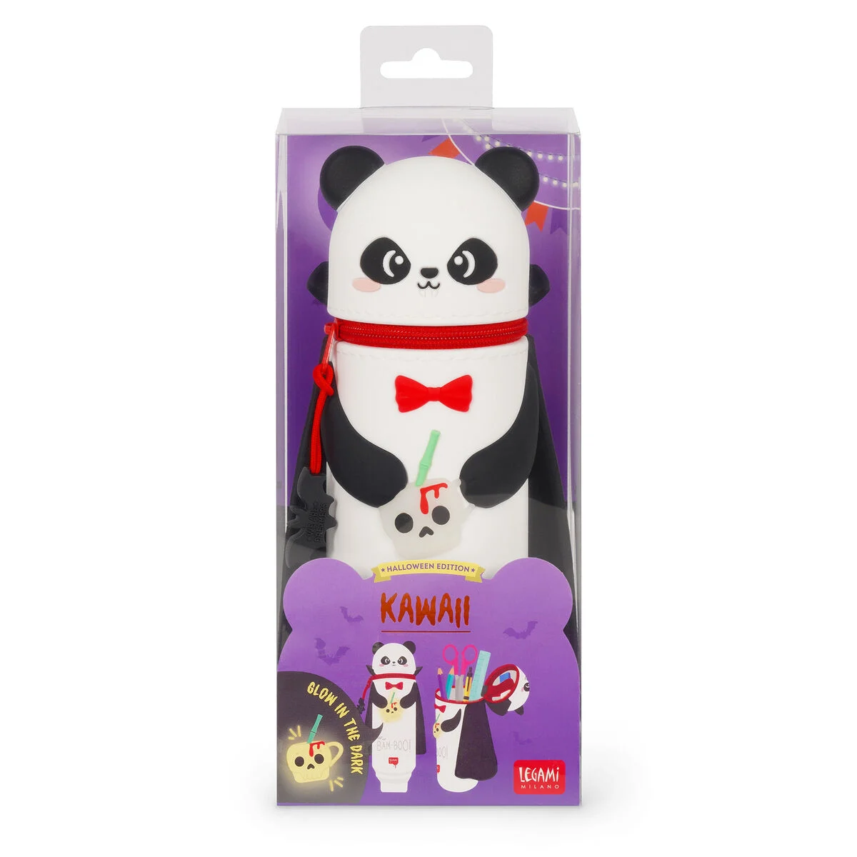 Trousse 2 en 1 en Silicone Panda « Bam-Boo » - Kawaii