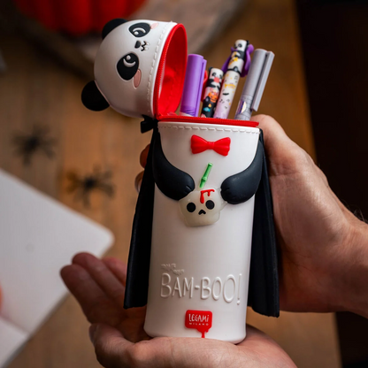 Trousse 2 en 1 en Silicone Panda « Bam-Boo » - Kawaii
