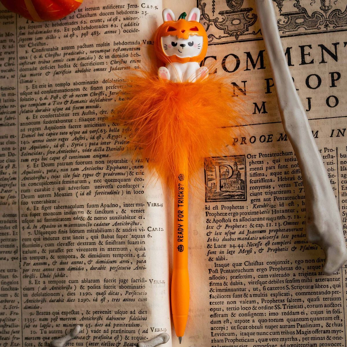 Stylo à Bille Lumineux - Pumpkin Bunny - Writing is Magic