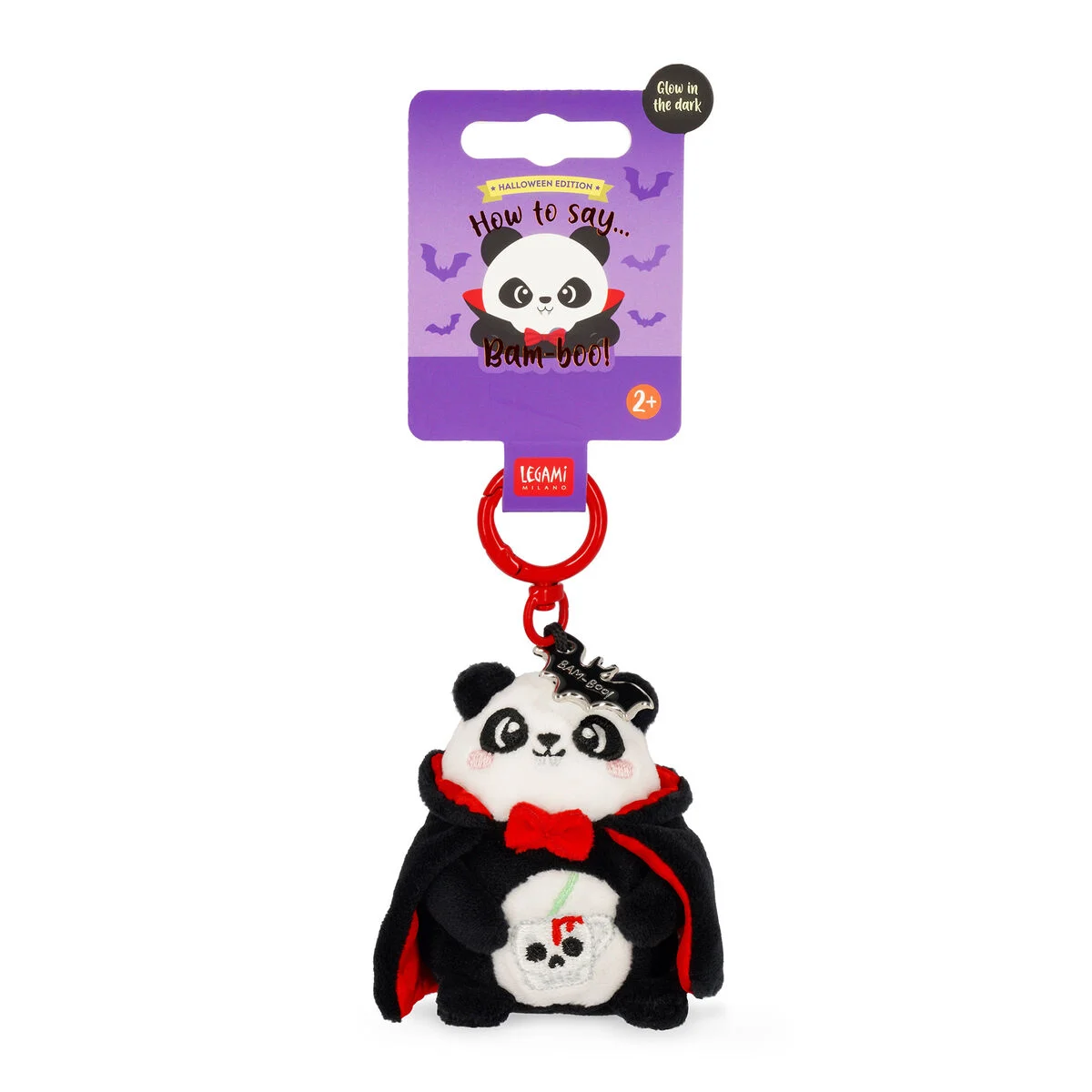 Porte-clés en Peluche panda « Bam-Boo! » Halloween - Tiny Super Soft!