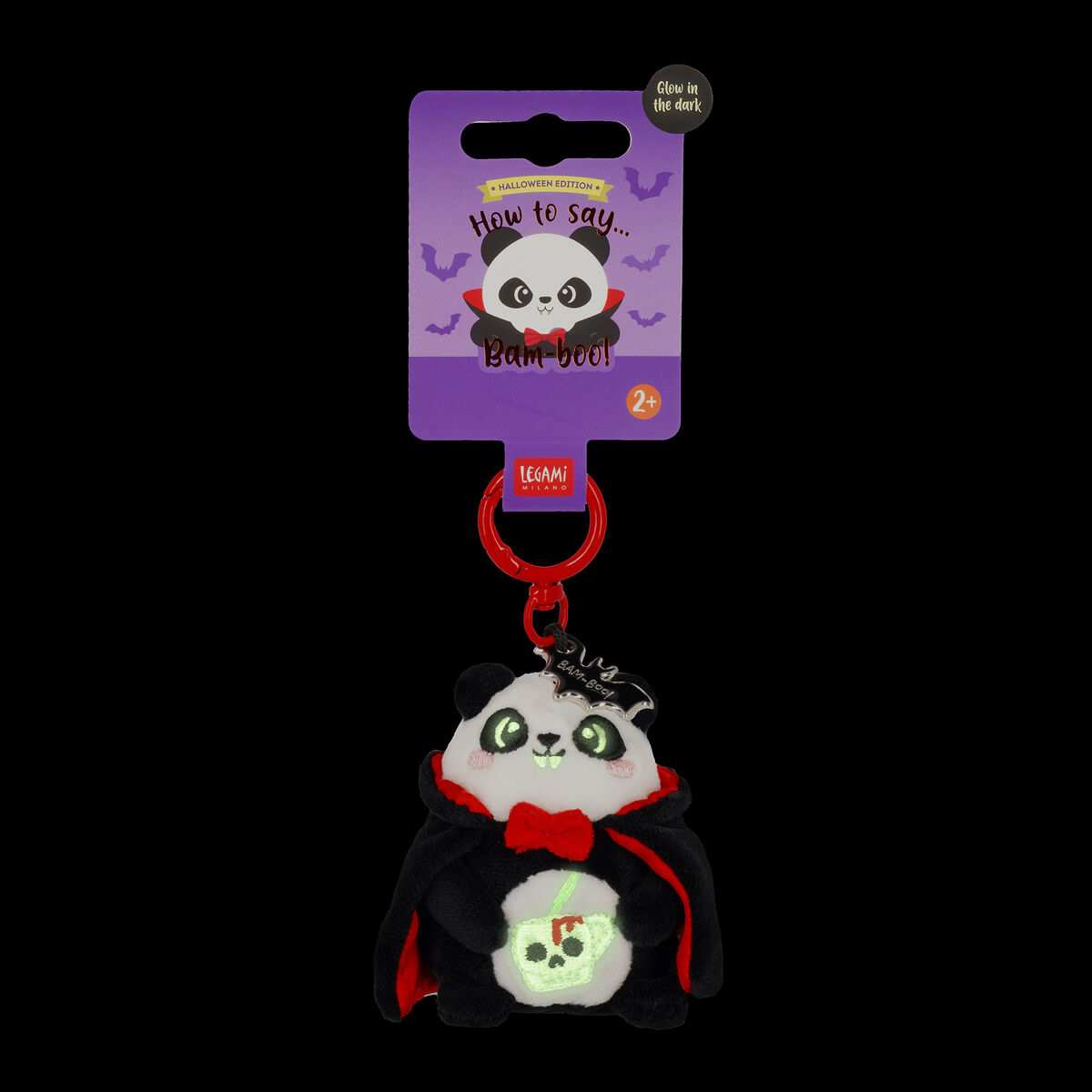 Porte-clés en Peluche panda « Bam-Boo! » Halloween - Tiny Super Soft!
