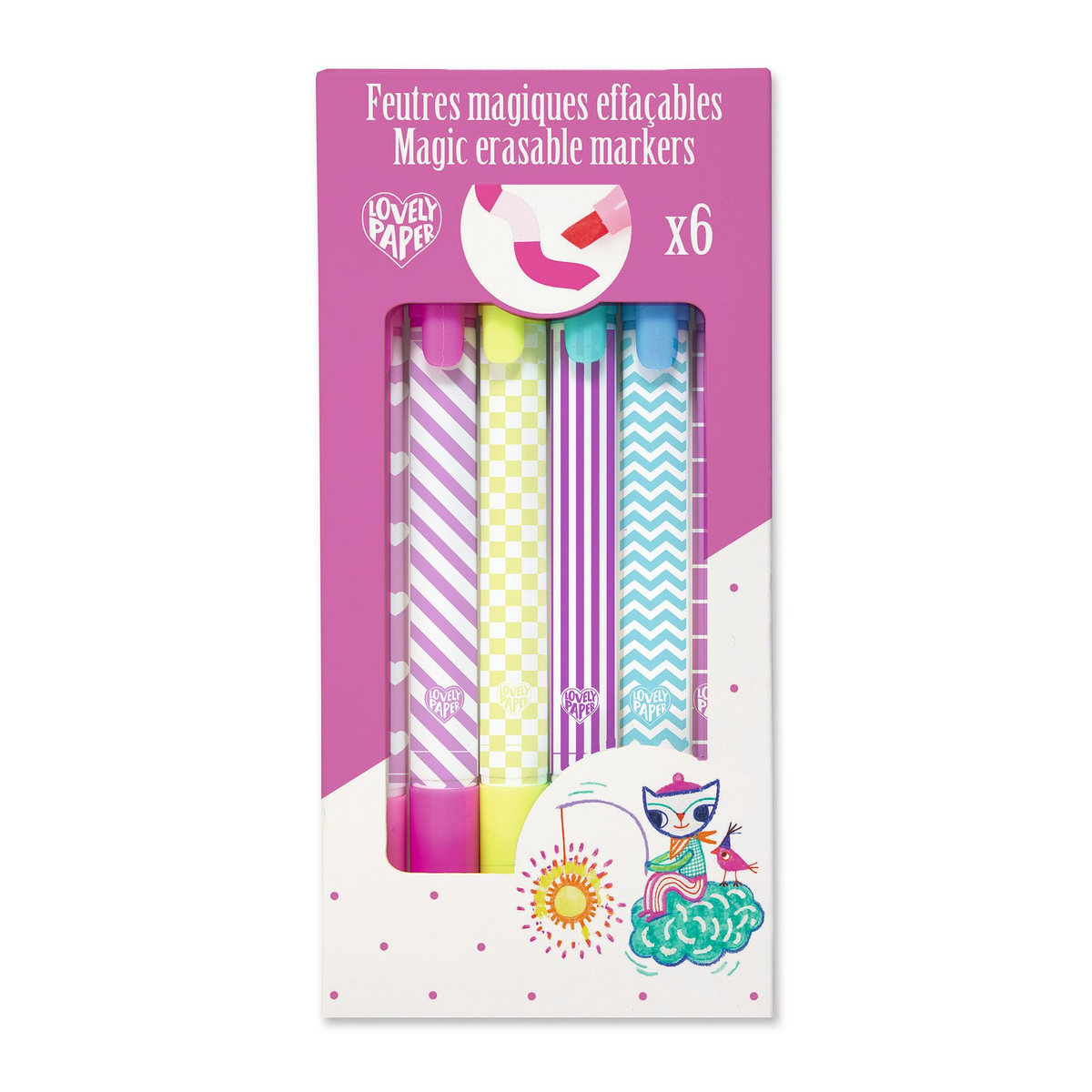 Feutres magiques effaçables
