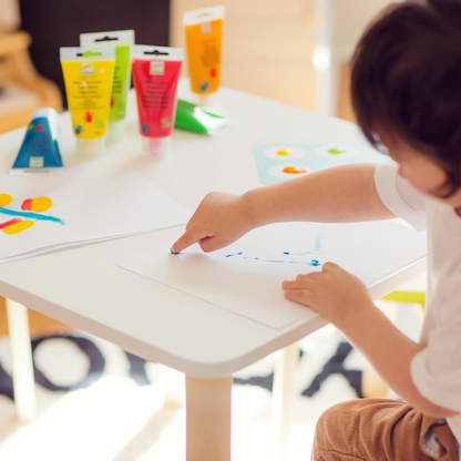 6 tubes de peintures à doigts