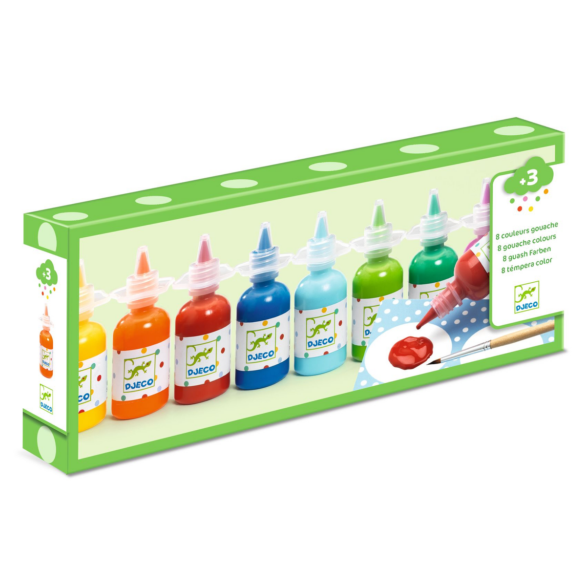 8 bouteilles de gouache