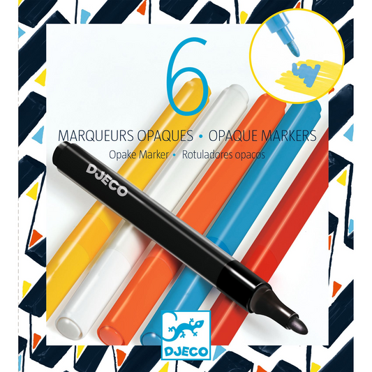 6 marqueurs opaques street art