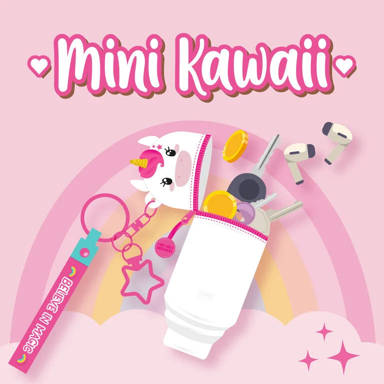 Porte-Monnaie Porte-Clés Unicorn - Mini Kawaii