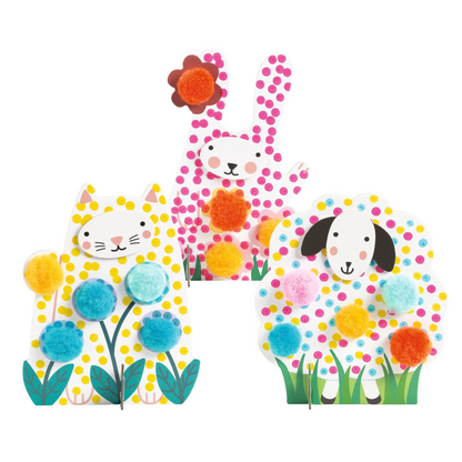 Des points et des pompons - Dans l'herbe