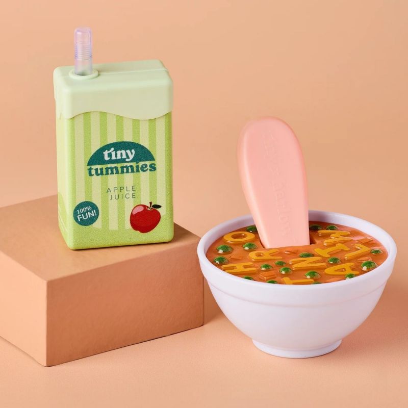 Coffret repas soupe alphabet et jus de pomme magiques