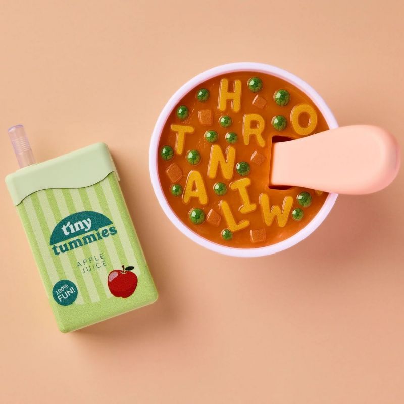 Coffret repas soupe alphabet et jus de pomme magiques