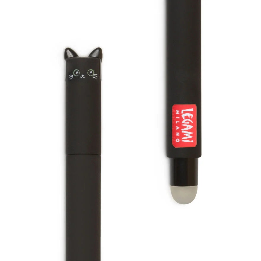 Stylo à Encre Gel Effaçable Chat