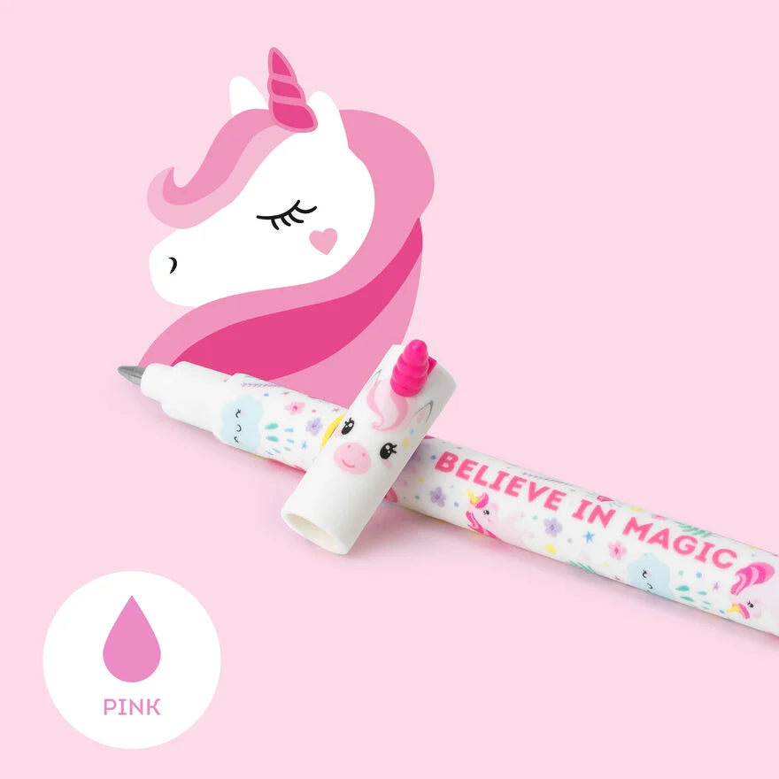Stylo à Encre Gel Effaçable Licorne