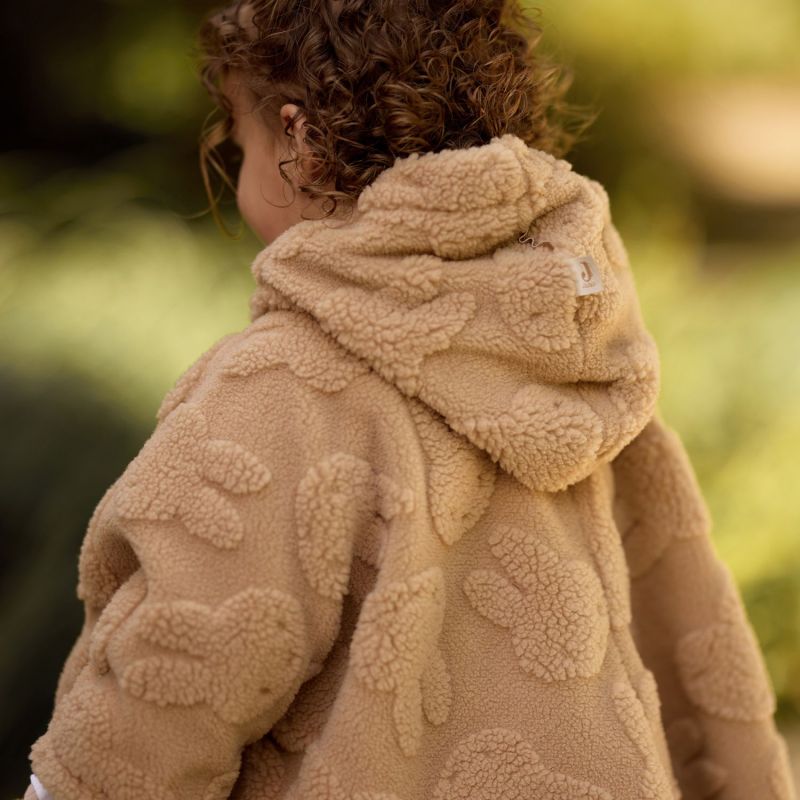 Poncho polaire Miffy Jacquard Teddy Biscuit
